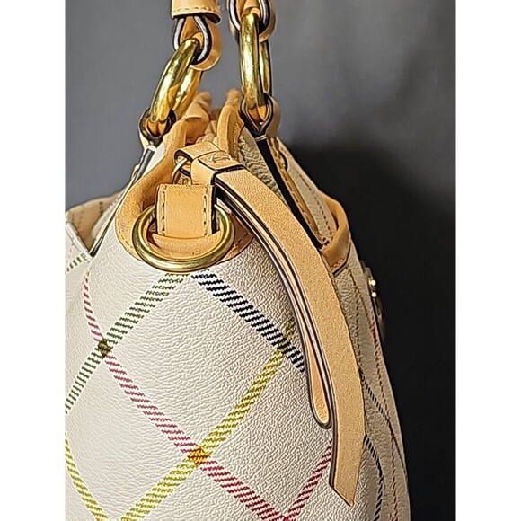Coach Multicolor Plaid Tote Bag - Picture 4 of 14
